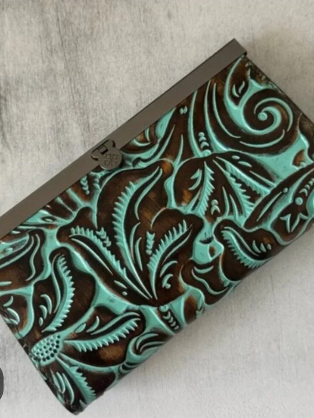 Patricia Nash NWOT Cauchy Full Sized Tooled Leather Wallet